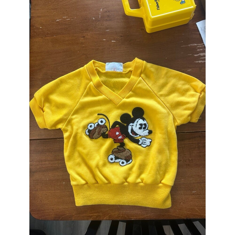 Vintage Walt Disney Mickey Mouse Sunday Comics Kids Sweatshirt